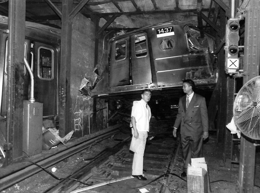Union Square New York Subway Crash 28 August 1991